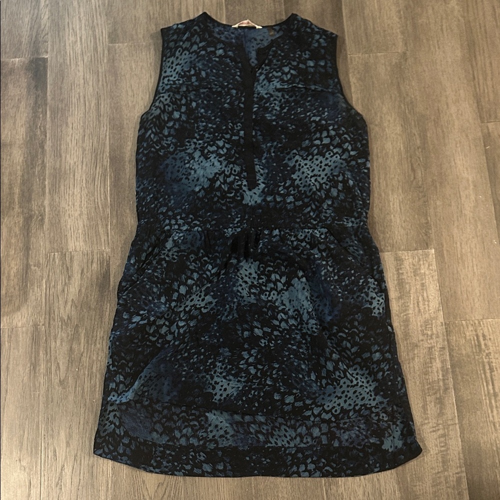 Rebecca Taylor Midnight Blue Sleeveless Dress